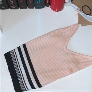 Stripped Brandy Crop Top